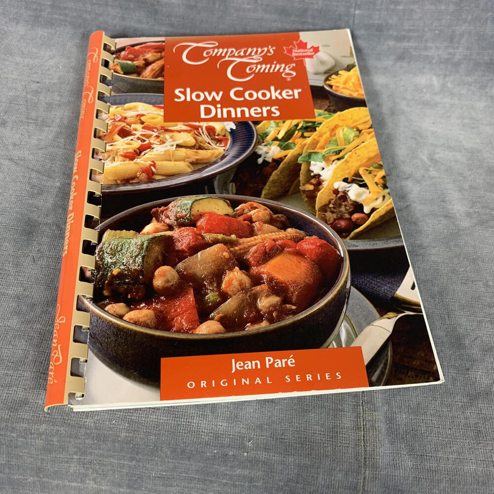 Company’s Cooking Slow Cooker Recipes Cookbook 2009 Spiral Bound Jean Pare